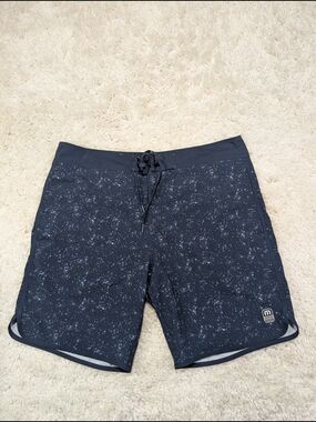Travis Mathew Black Speckle Board Shorts